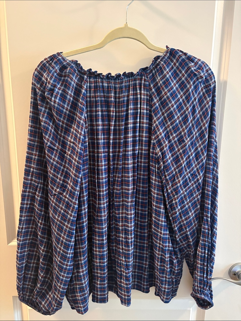 Old Navy Plaid Blouse—Size XXL - Picture 4 of 4